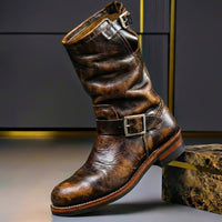 Botas Bancroft de Piel Estilo Vintage