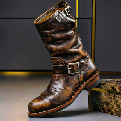 Botas Bancroft de Piel Estilo Vintage