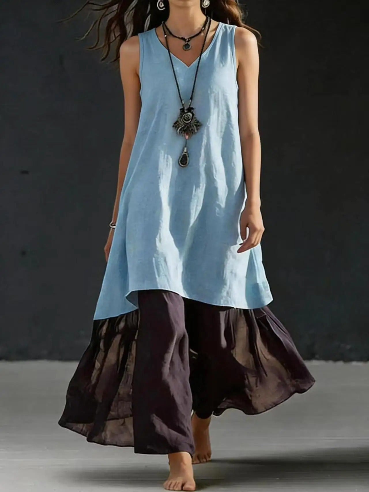 Alba Vestido Maxi Bohemio