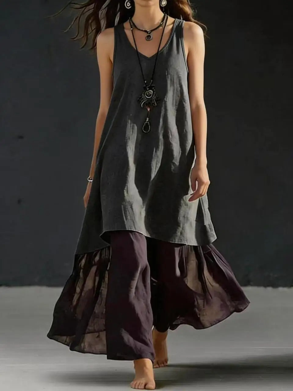 Alba Vestido Maxi Bohemio