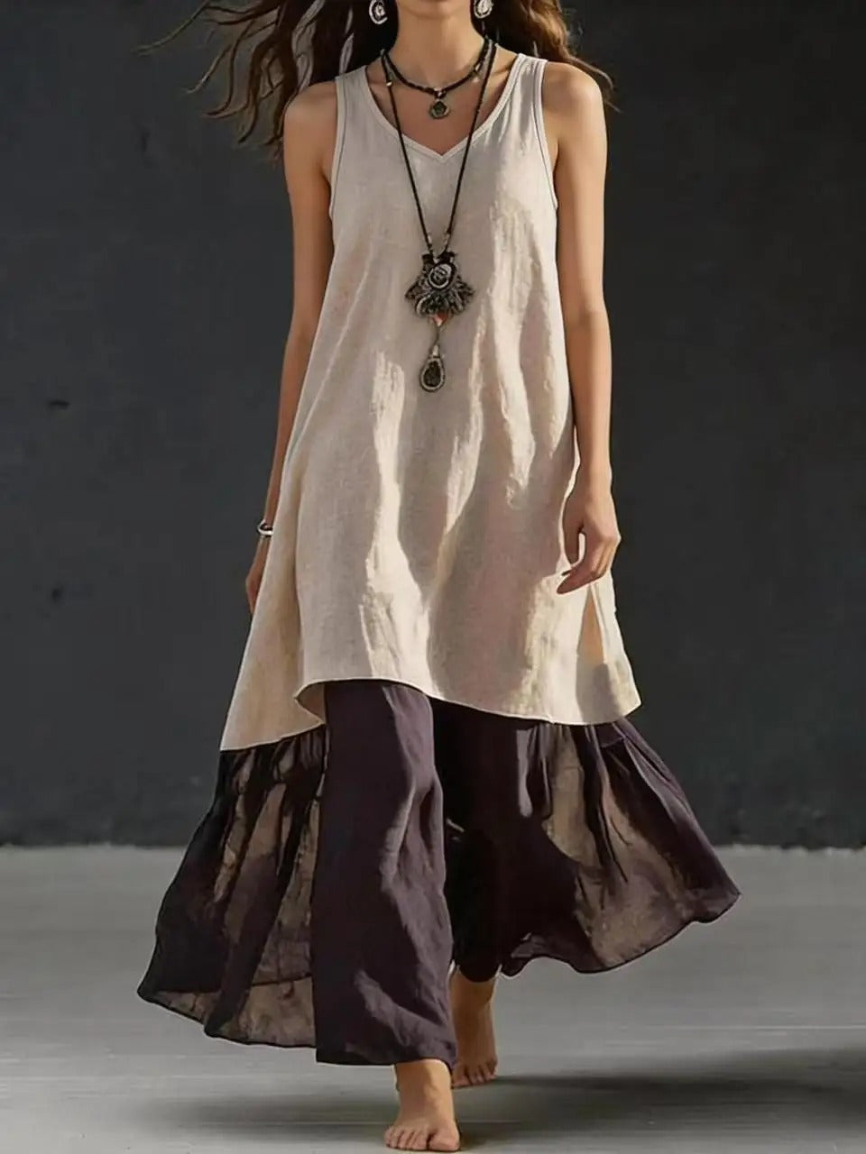 Alba Vestido Maxi Bohemio