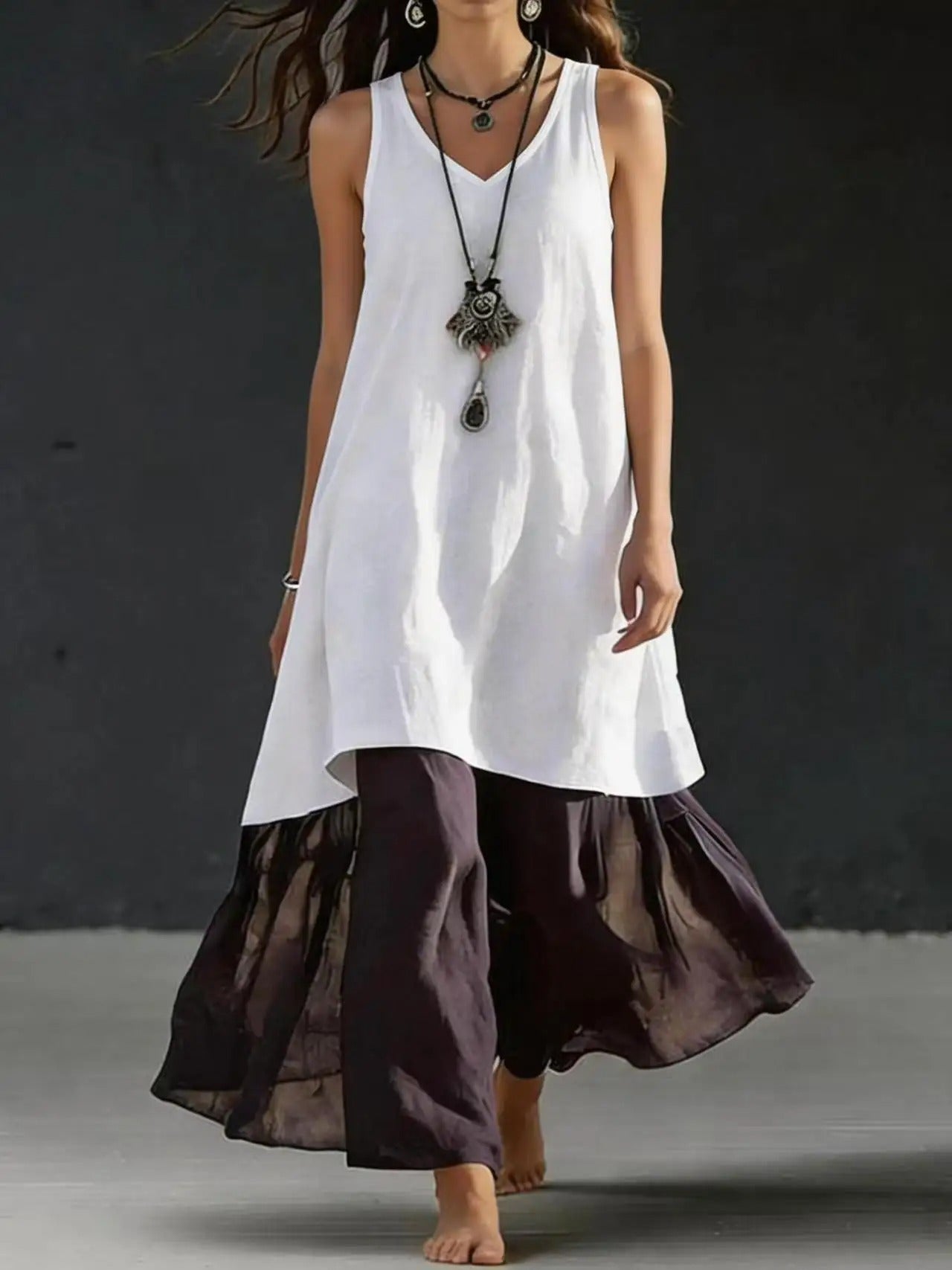 Alba Vestido Maxi Bohemio