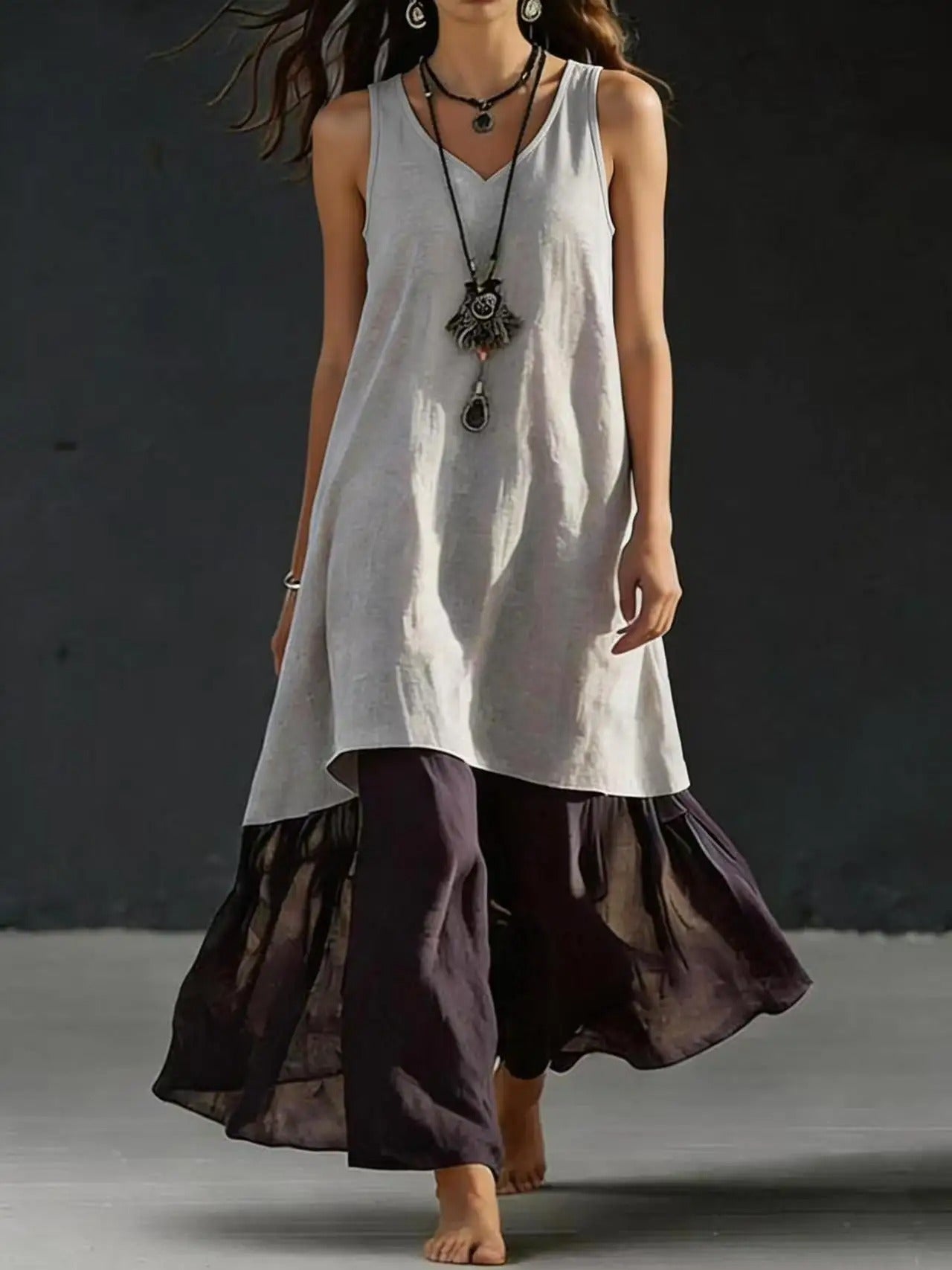 Alba Vestido Maxi Bohemio