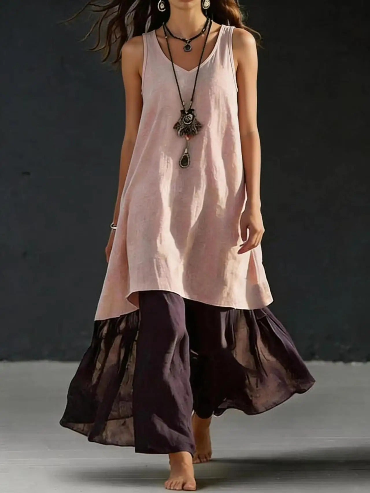 Alba Vestido Maxi Bohemio